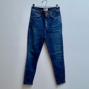 AGOLDE Roxanne Super High Rise Skinny in Freeway